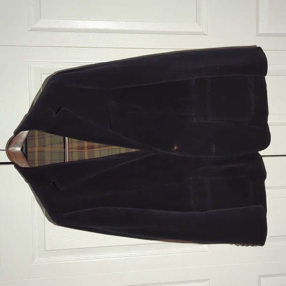 J Crew Navy Corduroy Sport Coat Large - Picture 1 of 10
